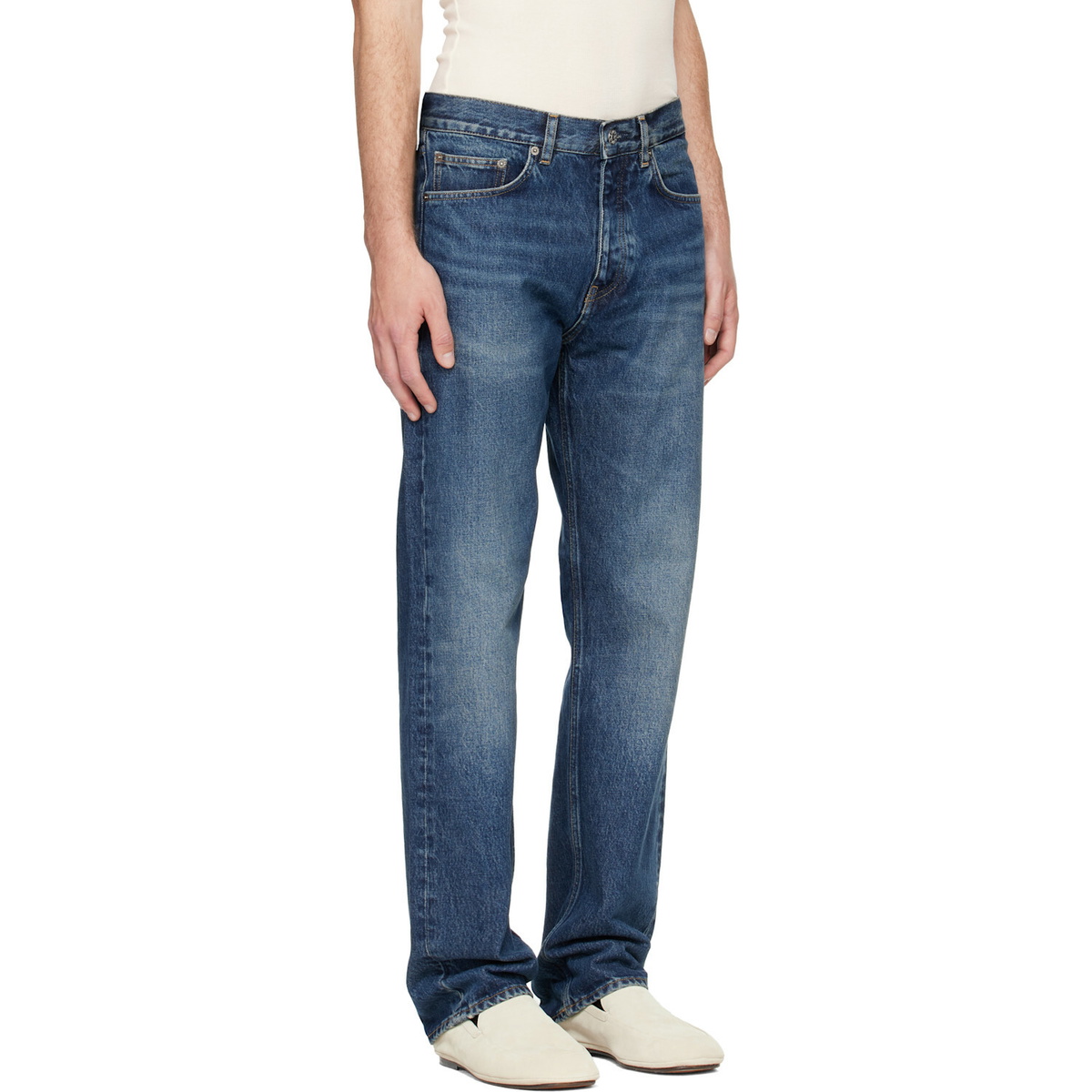 Sunflower Navy Standard Jeans