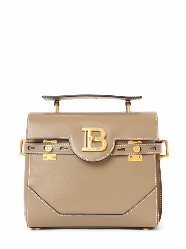 Photo: BALMAIN Bbuzz 23 Smooth Leather Top Handle Bag