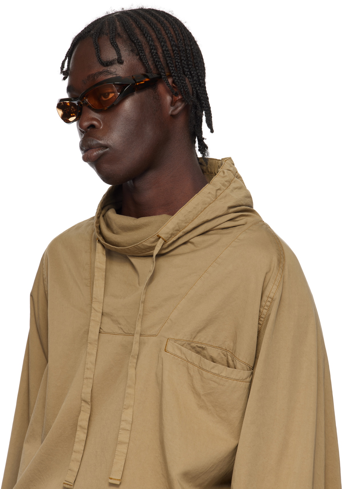FACTORY900 Brown FA-240 Sunglasses