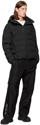 Moncler Grenoble Black High Performance Down Jacket