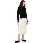 Simone Rocha Black Embellished Relaxed Cashmere Hoodie