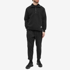 And Wander Men's Cotton Wool Half Zip Sweat in Black