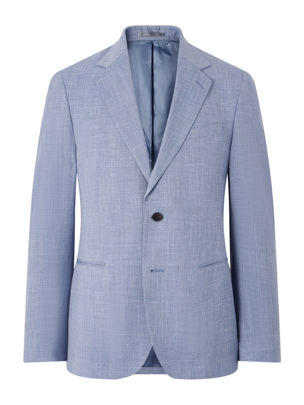 Photo: Mr P. - Wool, Silk and Linen-Blend Suit Jacket - Blue