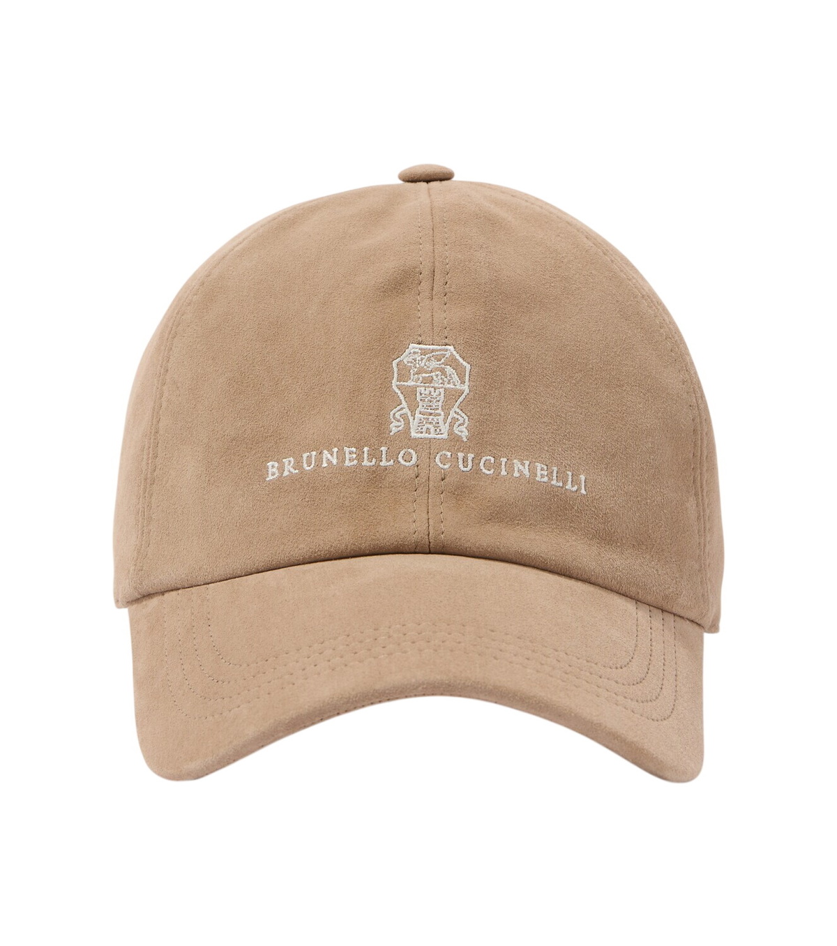 Brunello Cucinelli Logo suede baseball cap Brunello Cucinelli