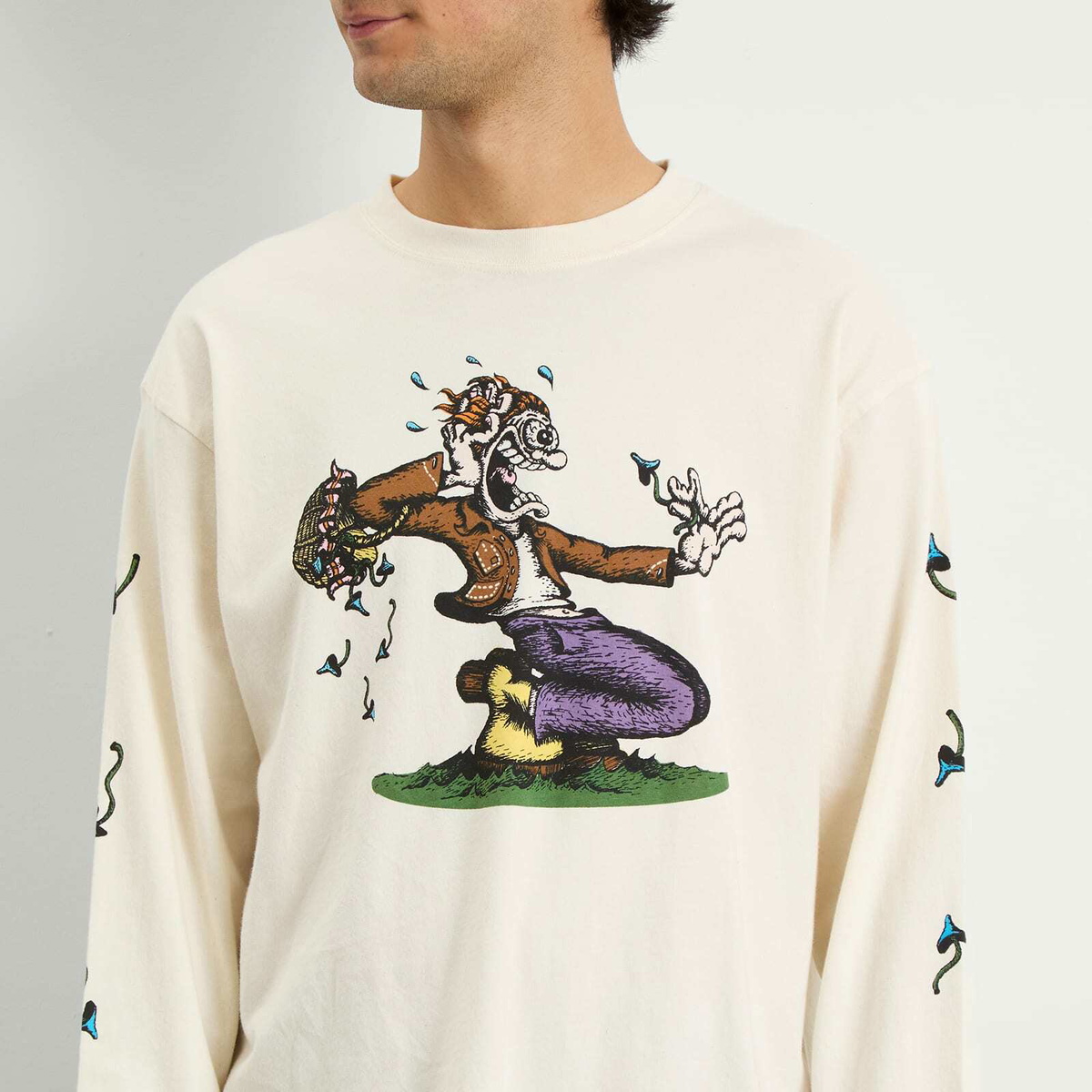 Story mfg. Men's Grateful T-Shirt Ls in The Trip