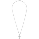 Emanuele Bicocchi SSENSE Exclusive Silver Cross Necklace