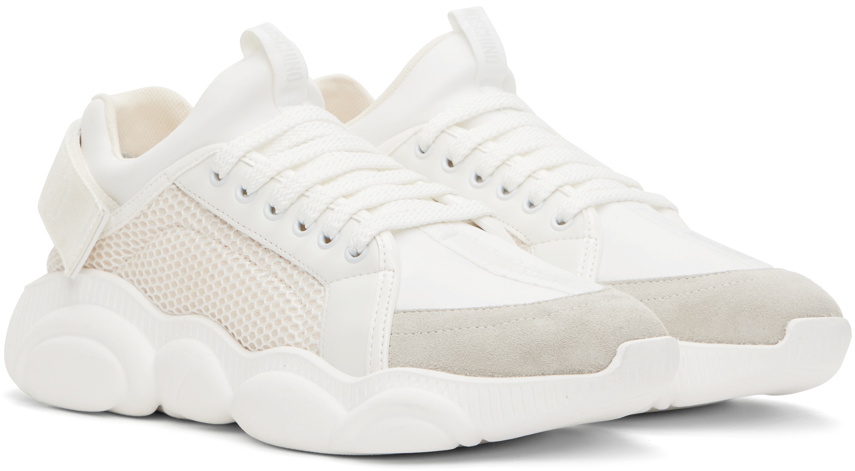 Moschino Women's Teddy Sneaker White