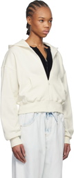 The North Face White Evolution Full Zip Hoodie