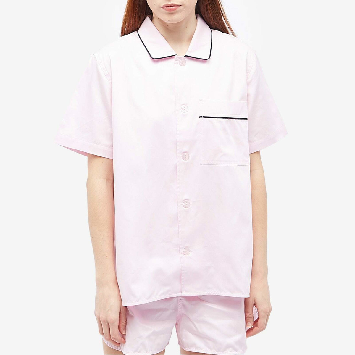 HAY Women's Outline Short Pyjama Shirt in Soft Pink