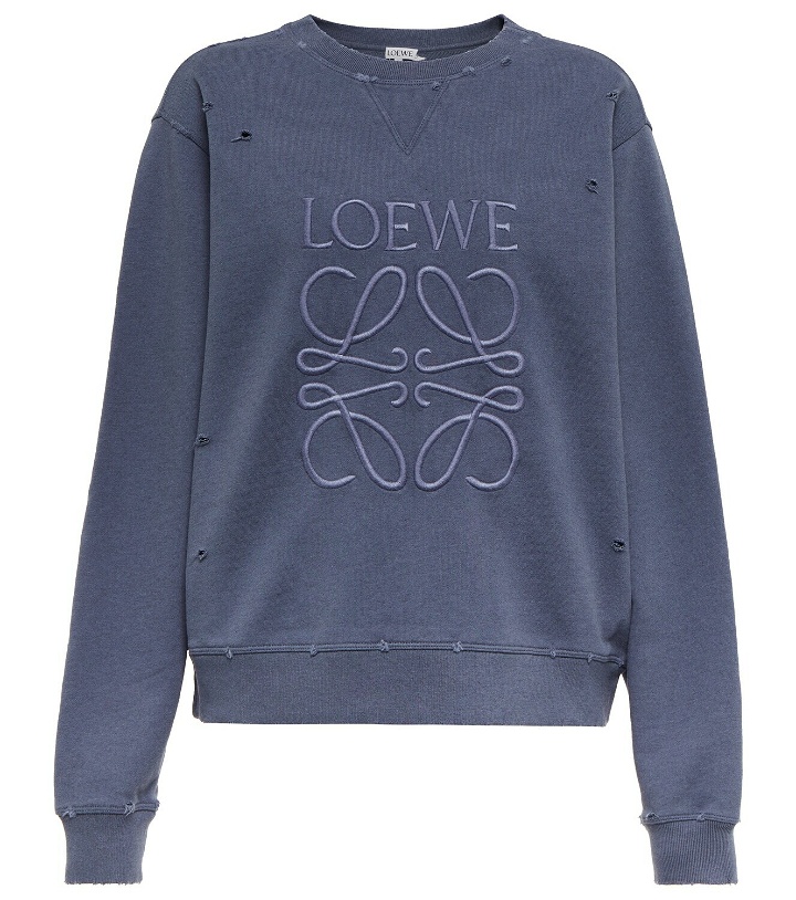 Photo: Loewe Anagram cotton sweatshirt