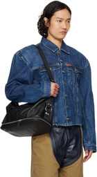 Martine Rose Indigo Extreme Shoulder Denim Jacket