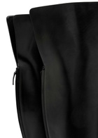 Manolo Blahnik Gore Leather Over-the-knee Boots Black