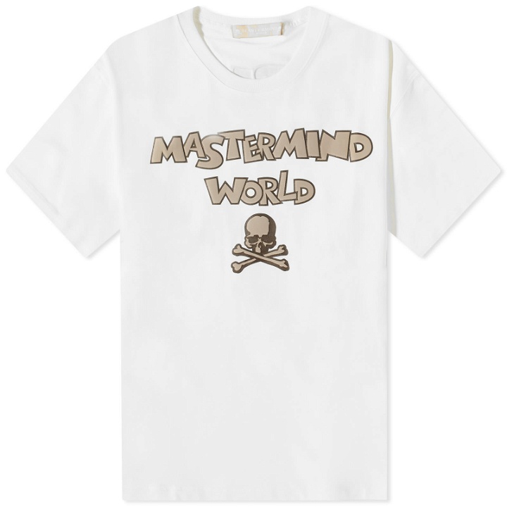 Photo: MASTERMIND WORLD Men's Be Strong T-Shirt in White