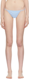 softandwet SSENSE Exclusive Blue Briefs Bikini Bottoms