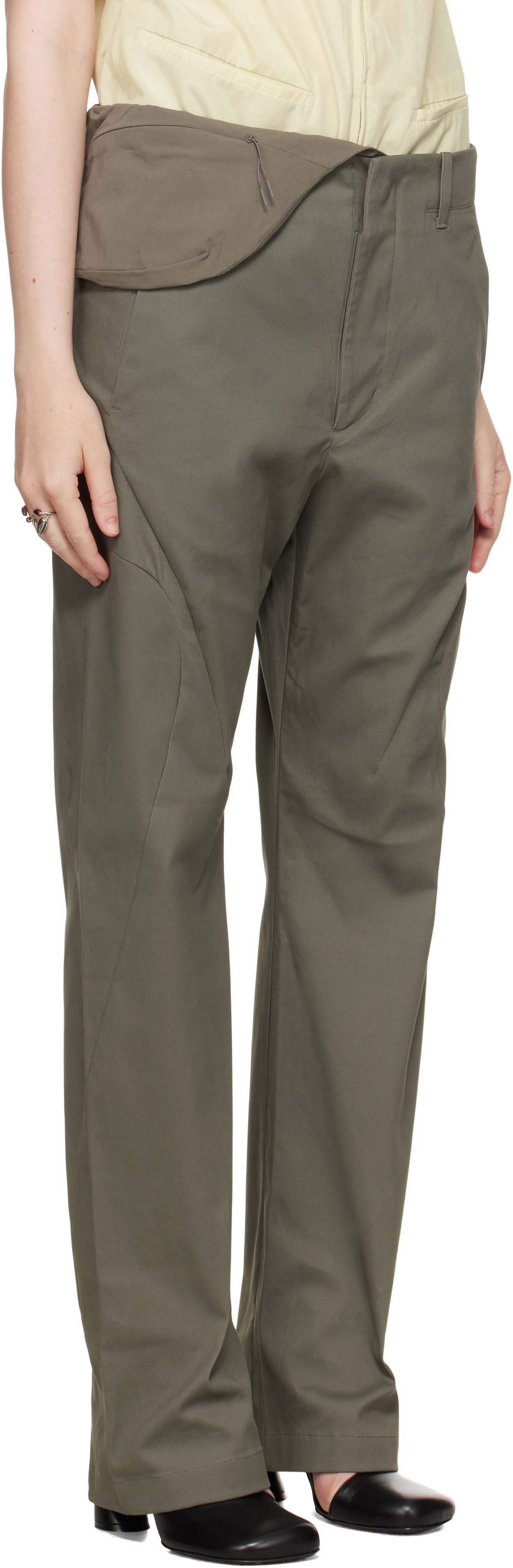 POST ARCHIVE FACTION (PAF) Khaki 8.0 Right Technical Trousers