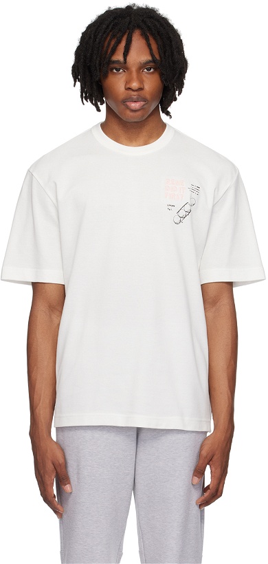 Photo: Lacoste White Graphic T-Shirt