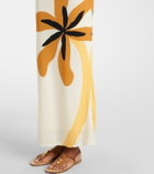 Cala de la Cruz Kim floral jersey maxi dress
