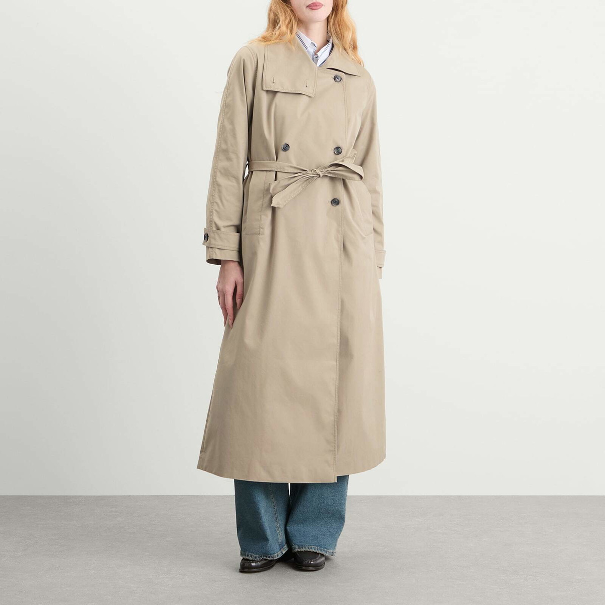Samsøe Samsøe Women's Sahayes Trench Coat in Aluminium