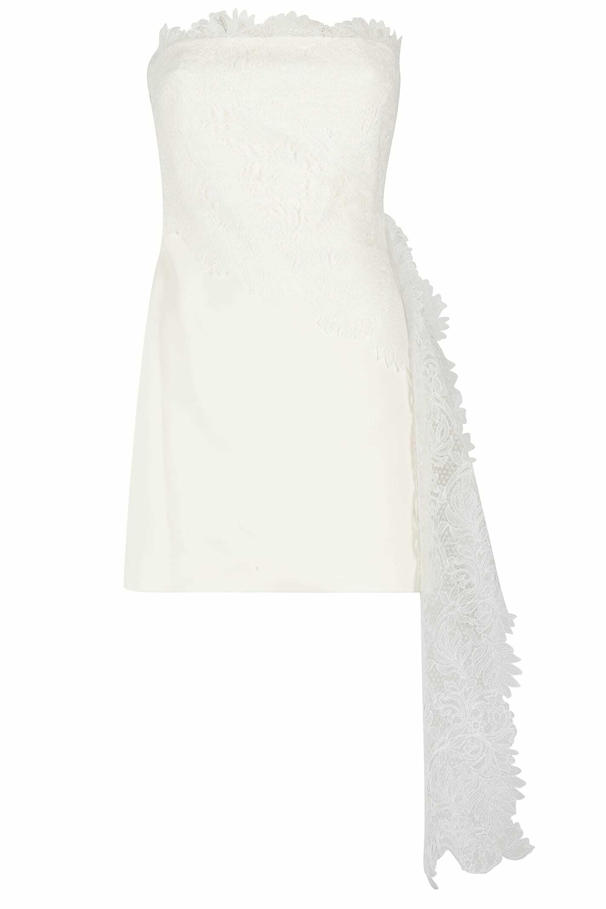David Koma Crystal Claw Embr Detail Asymmetric Gown David Koma