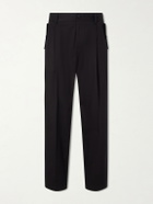 Dolce&Gabbana - Pleated Cotton Trousers - Black