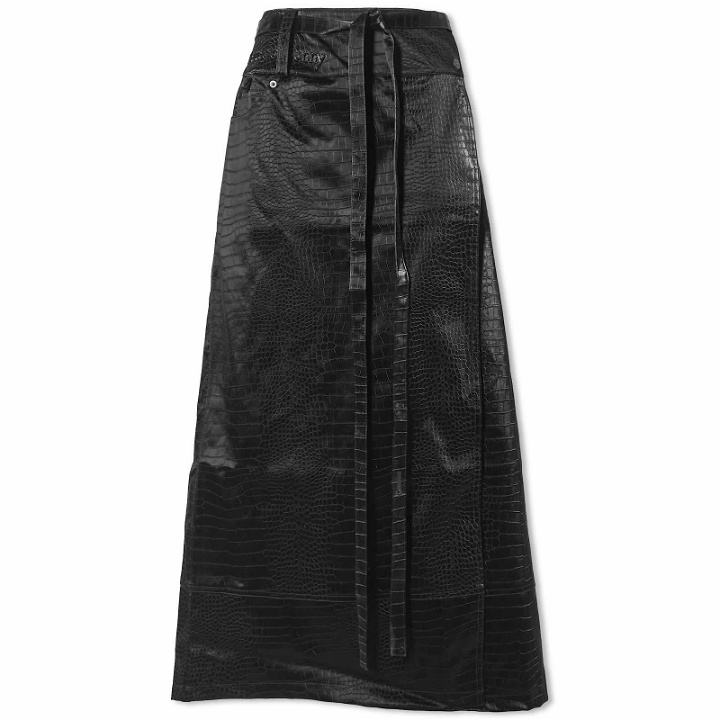 Photo: House Of Sunny Women's Low Rider Ink Skirt in Noir