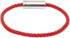 Le Gramme Red 'Le 7g' Nato Cable Bracelet