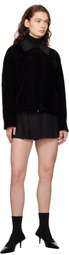 Juun.J Black Velvet Work Jacket