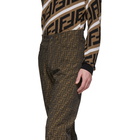 Fendi Brown All Over Forever Fendi Trousers