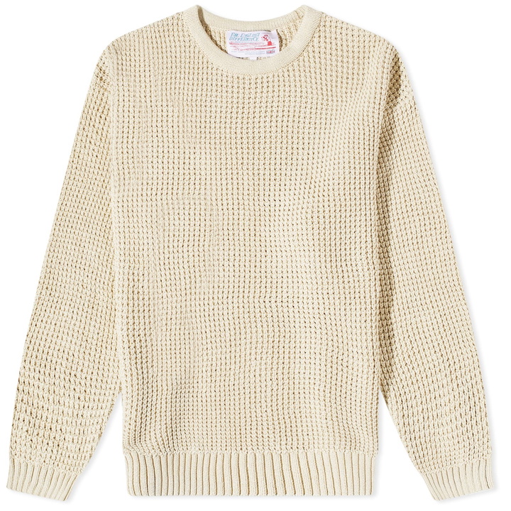 Photo: Garbstore Men's Waffle Marl Crew in Tan