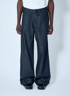 Mugler Belted Denim Jeans