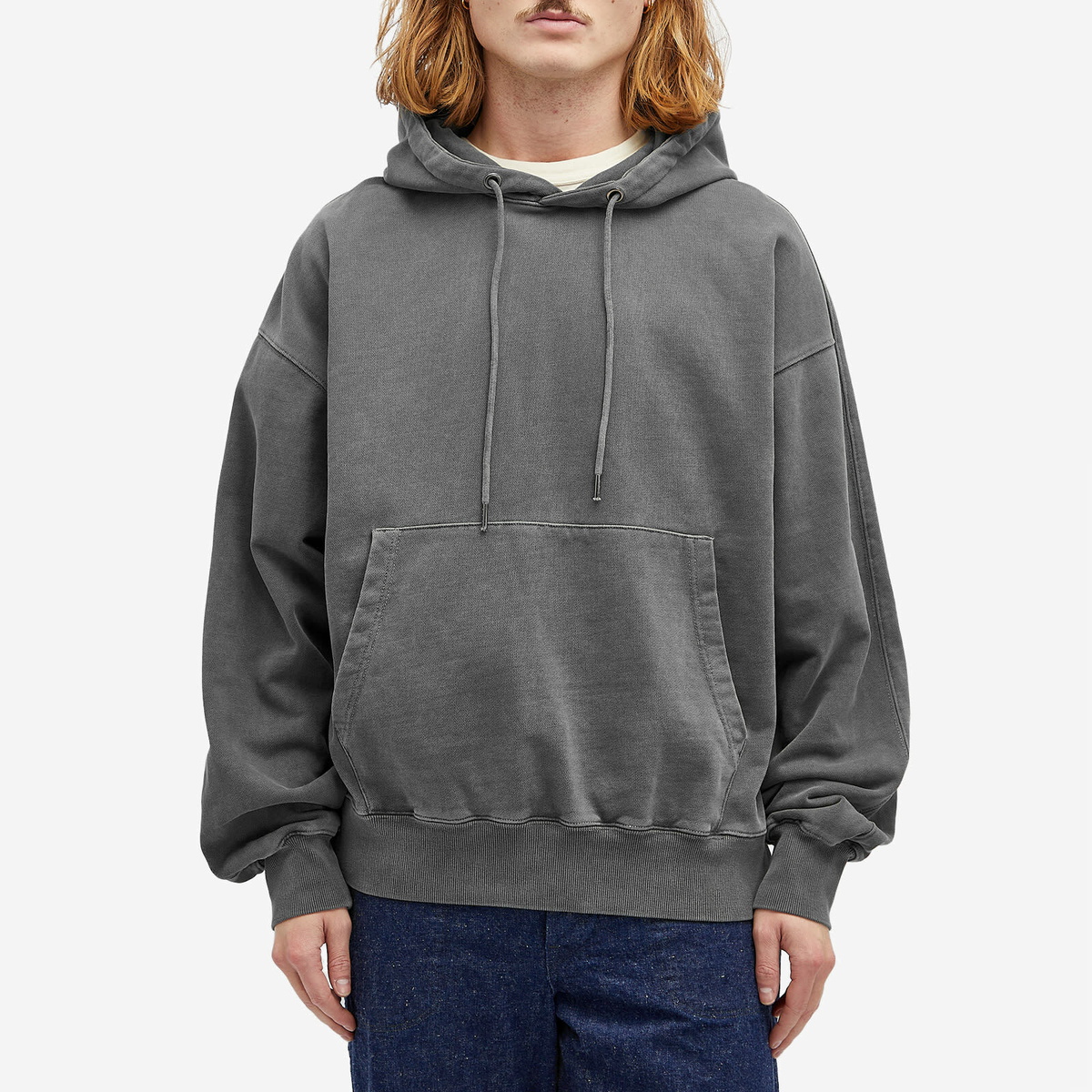 FrizmWORKS Men's OG Vintage Popover Hoodie in Charcoal