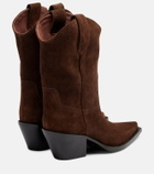 Paris Texas Dakota suede cowboy boots