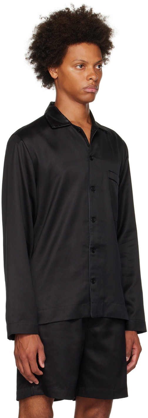 CDLP Black Home Pyjama Shirt
