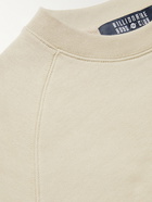 Billionaire Boys Club - Logo-Embroidered Cotton-Jersey Sweatshirt - Neutrals