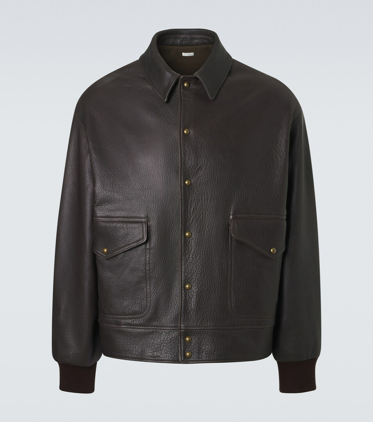 ジャケット・アウター A.PRESSE Leather A-1 Flight Jacket 3 A.PRESSE - Leather A-1 Flight Jacket - Brown | UP THERE