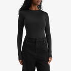 Entire Studios Women's Long Sleeve Bodysuit in Soot