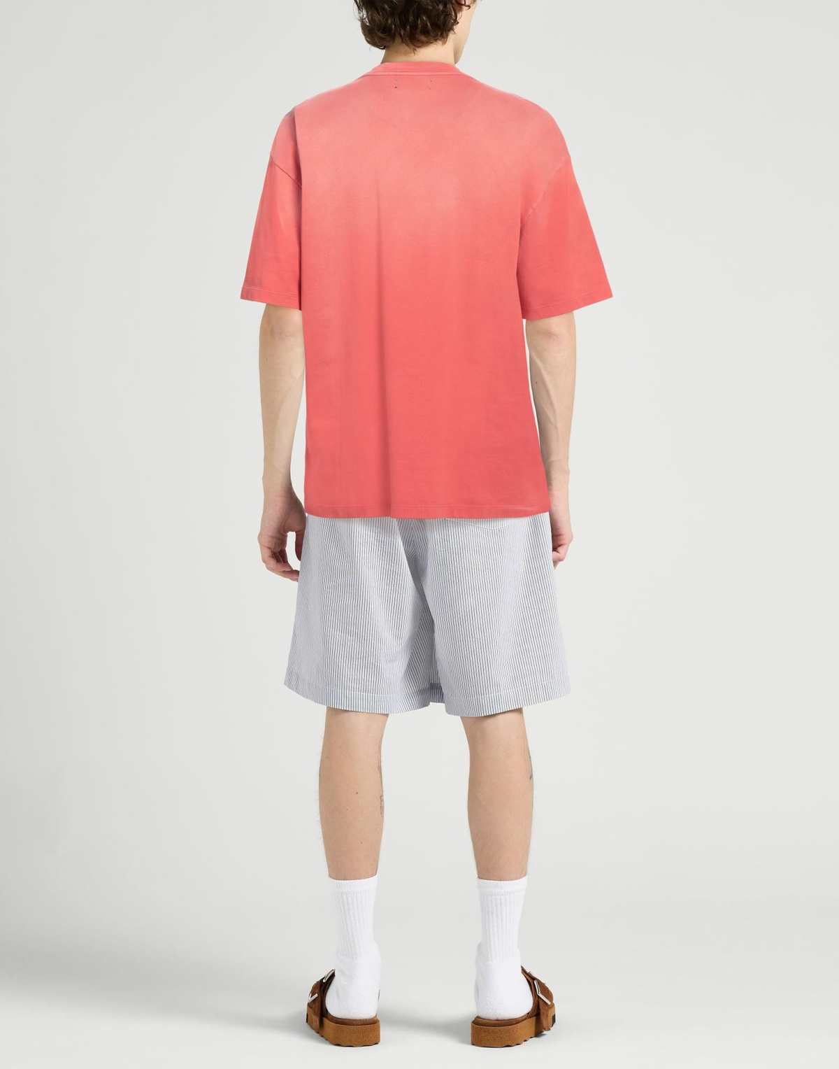 Amiri Mens T-shirt Coral