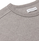 Pop Trading Company - Logo-Print Mélange Fleece-Back Cotton-Jersey Sweatshirt - Gray