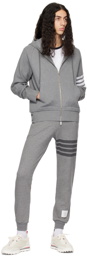 Thom Browne Gray 4-Bar Lounge Pants