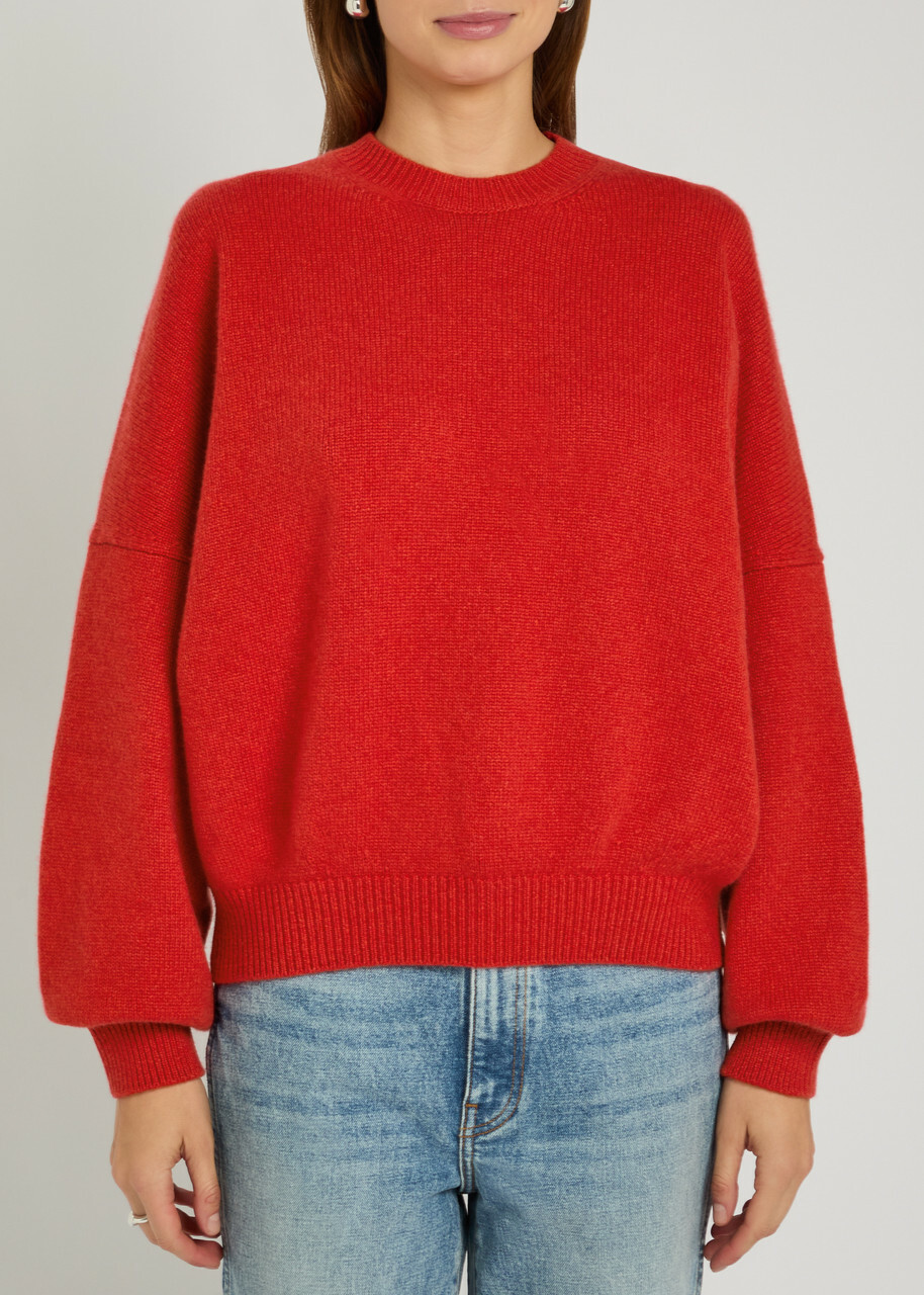 Khaite Margaux Cashmere Jumper Orange