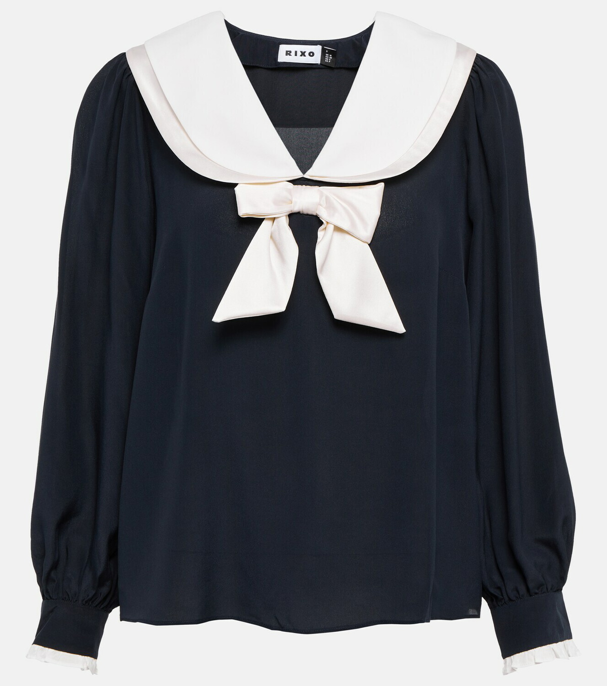 Rixo Eimer silk blouse