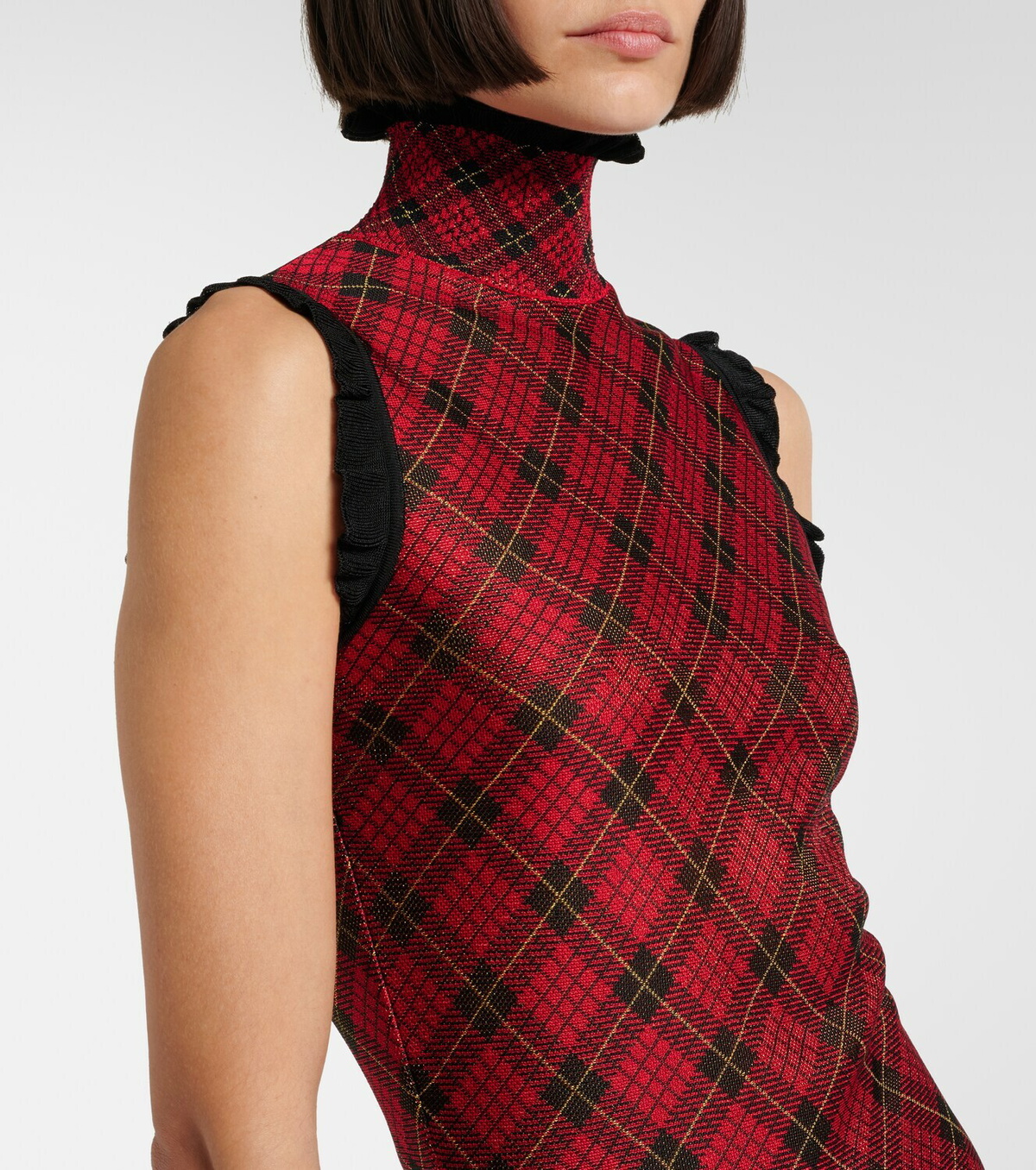 McQueen Plaid minidress