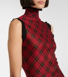 McQueen Plaid minidress