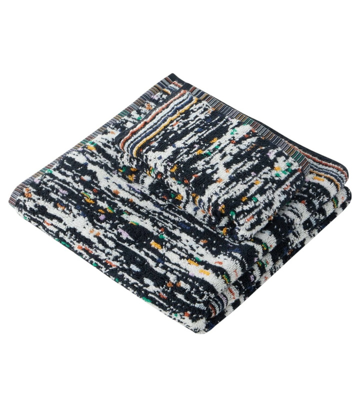 Photo: Missoni Twist set of 2 cotton terry towels
