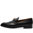 Versace Men's Medusa Head Loafer in Black/Gold