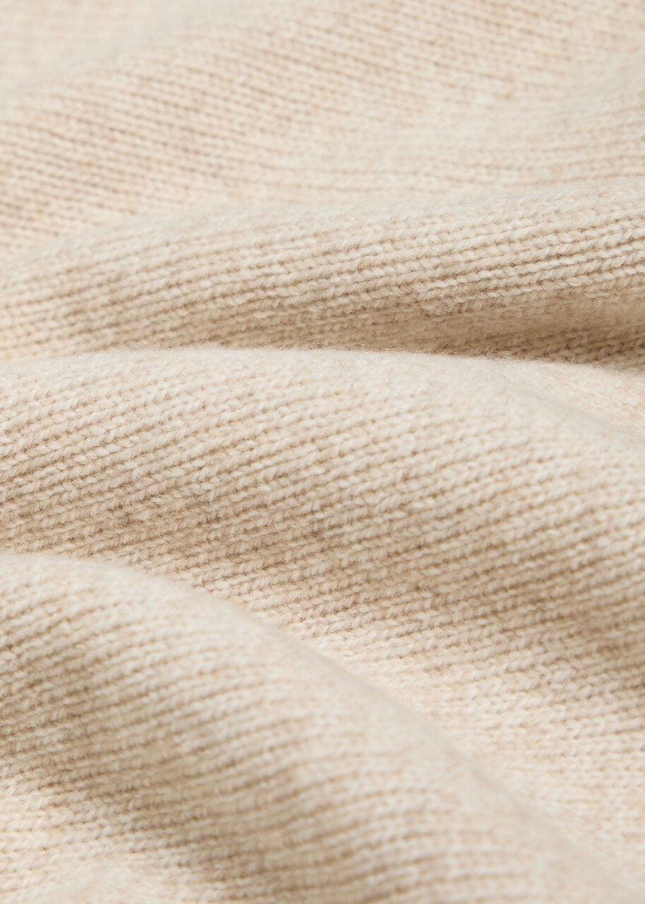 John Smedley Norfolk Cashmere and Wool-blend Jumper Beige