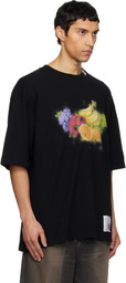 Maison MIHARA YASUHIRO Black Fruit Printed T-shirt