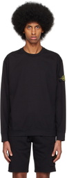Stone Island Black Patch Long Sleeve T-Shirt