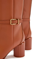 Zimmermann Eddie 70 Leather Knee-high Boots Brown Light