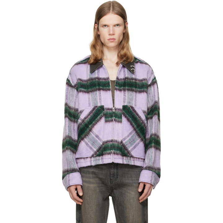Photo: We11done Purple Check Pattern Jacket